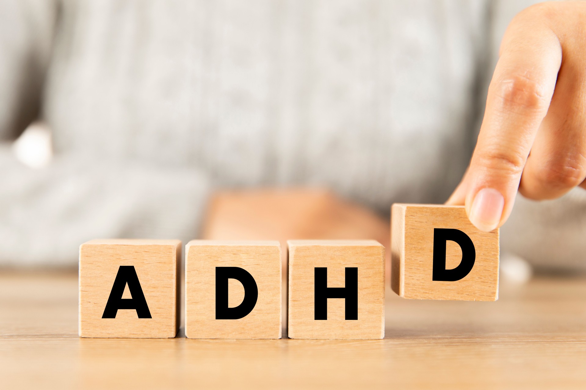 ADHD or attention deficit hyperactivity disorder with Woddeen Cubes